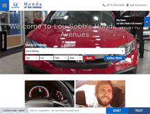 Tablet Screenshot of hondaoftheavenues.com